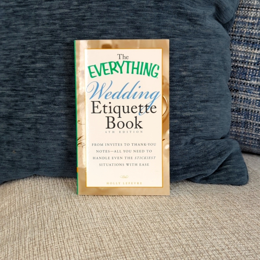 Wedding etiquette book